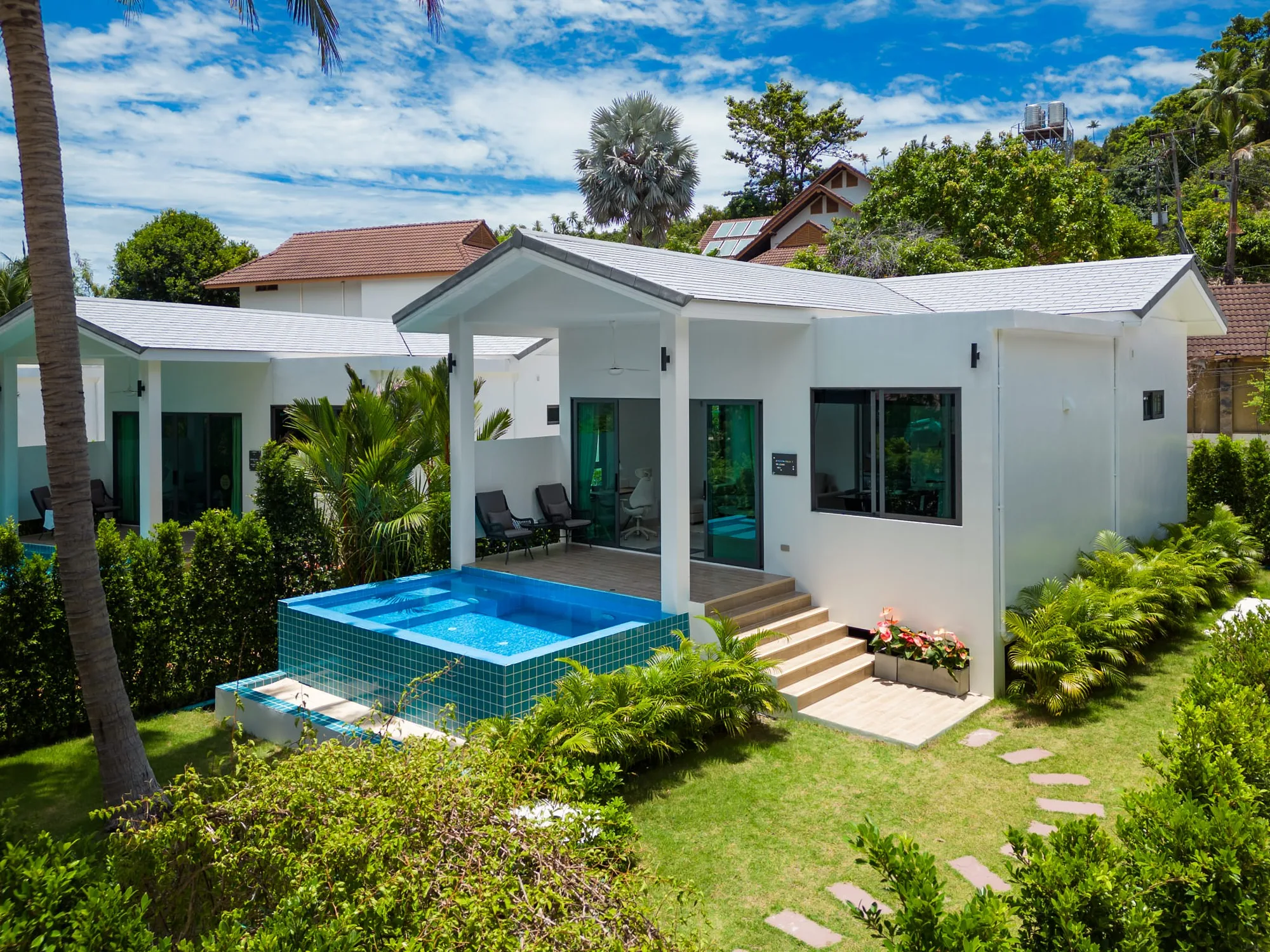 Pool villa exterior
