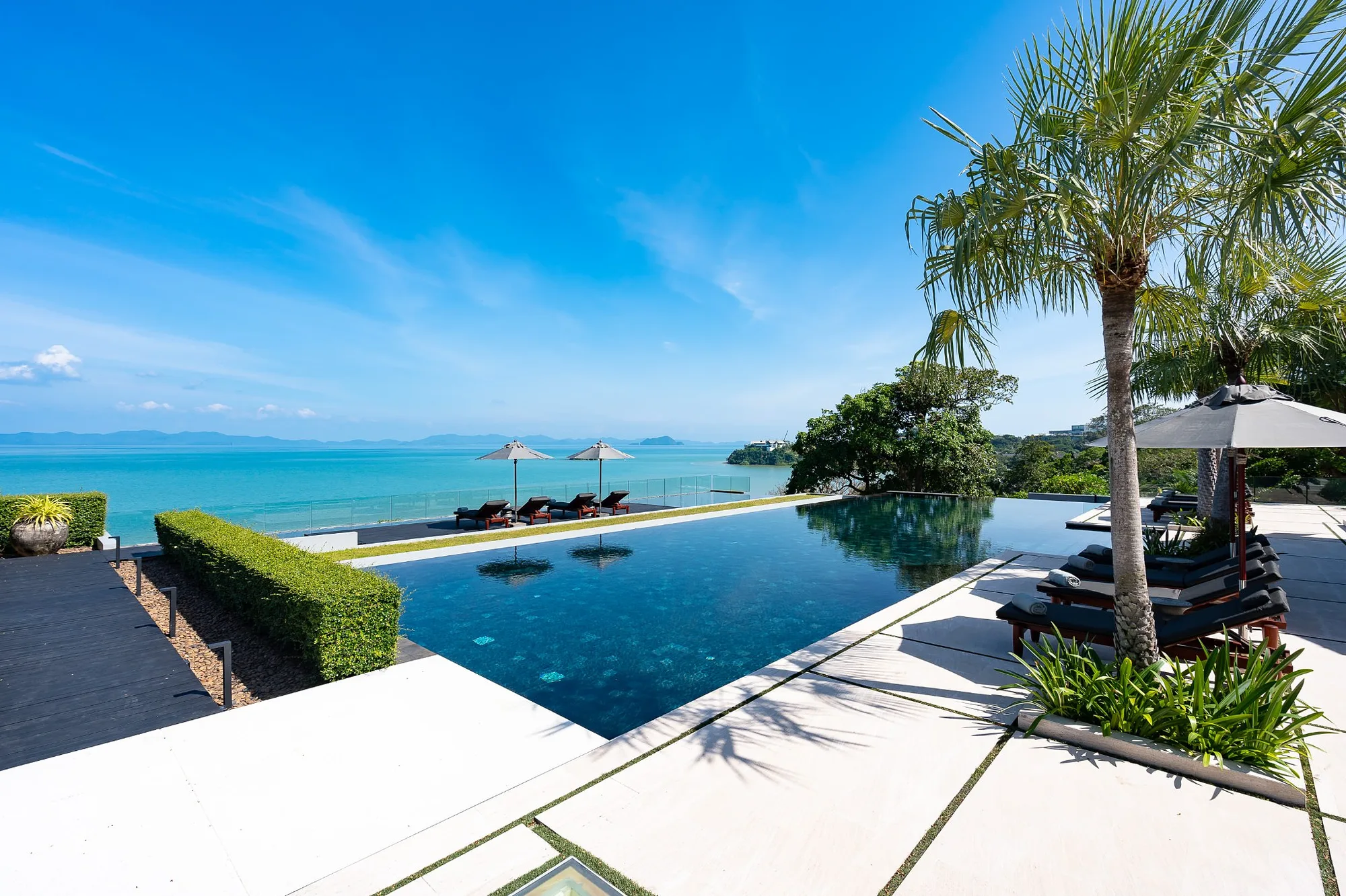 Infinity pool over the Andaman Sea