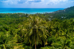 Aerial view Chaweng Bay