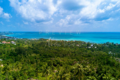 Aerial view Chaweng Bay