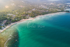 Aerial view Chaweng Bay