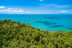 Aerial view talingngam and 5 islands