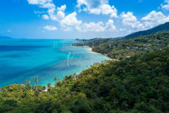 Aerial view north west koh samui