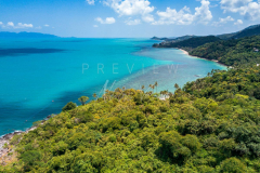 Aerial view north west koh samui