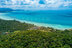 Aerial view north west koh samui