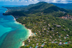 Aerial view north west koh samui