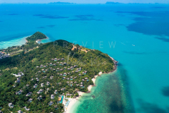 Aerial view north west koh samui