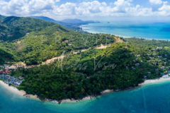 Aerial panorama north west koh samui