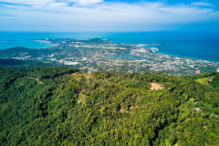 Aerial view North east koh samui