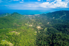 Aerial view koh samui