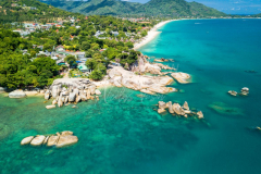 Aerial view hin ta hin yai