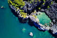 aerial view of angthong marine park