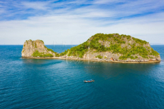 Aerial view of 5 islands