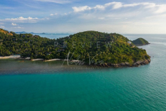 Aerial view north west koh samui