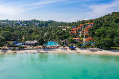 Aerial view Thongsong bay beach