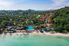 Aerial view Thongsong bay beach