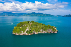 Aerial view of 5 islands