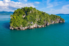 Aerial view of 5 islands