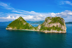 Aerial view of 5 islands