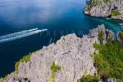Aerial view Marine park