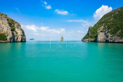 Aerial view Marine park