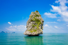 Aerial view Marine park