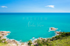 Aerial view north east koh samui coast
