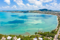 Aerial view Bangrak bay