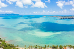 Aerial view Bangrak bay