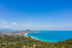 Aerial view Chaweng