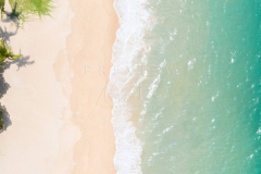 Aerial view beach