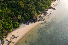Aerial view beach