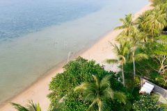 Aerial view beach