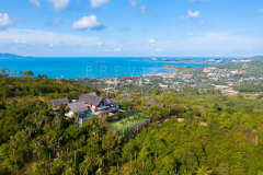Aerial view from Bophut Hill