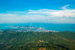 Aerial view koh samui