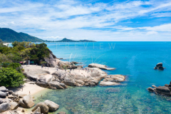 Aerial view Lamai hin ta hin yai