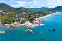 Aerial view Lamai hin ta hin yai
