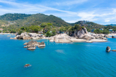 Aerial view Lamai hin ta hin yai