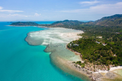 Aerial view south samui