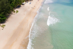 Aerial view beach