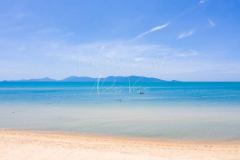 Aerial view maenam beach