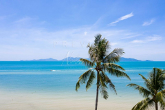 Aerial view maenam beach