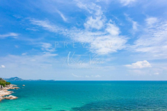 Aerial view Silver beach