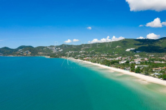 Aerial view Chaweng beach