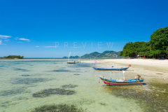 Aerial view Chaweng beach