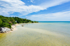 Aerial view bang kao beach