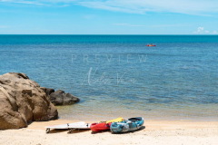 Paddle board and Kayak on the beach