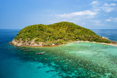 Aerial view koh phangan