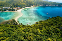 Aerial view koh phangan