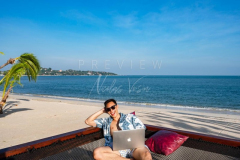 Digital nomad at work